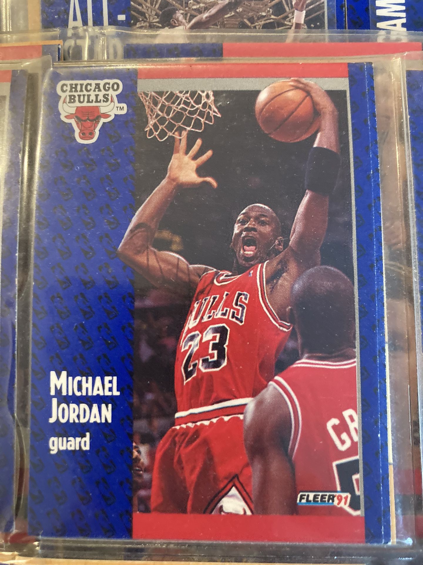 Micheal Jordan Fleer Card