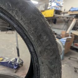 (1) Continental Procontact Tire 255/45R19