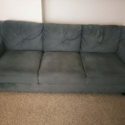 Dark Gray Fabric Sofa