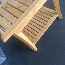 bamboo bench chair 