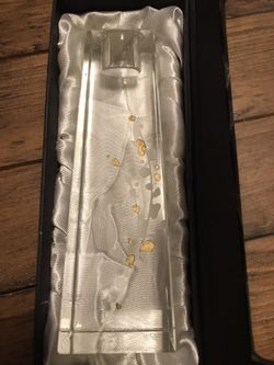 Tahari Crystal Candle Stick Holders.