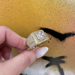 10k CZ STONE WHITE GOLD 