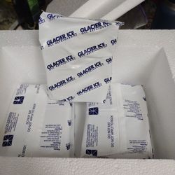 Styrofoam Cooler With Five Ice Packs
