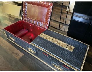 Home Depot LED coffin Halloween
