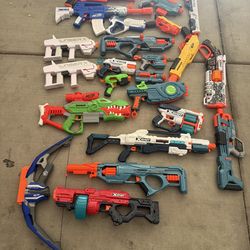 Nerf Gun Lot