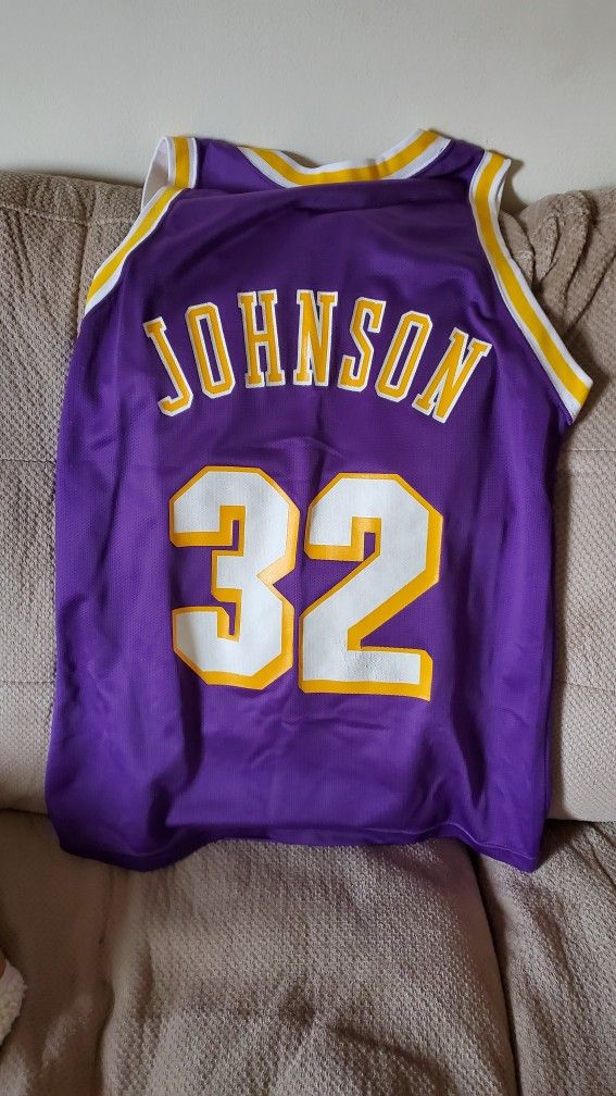 Vintage Magic Johnson Champion Brand Jersey