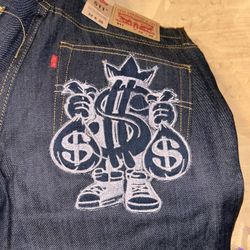 Custom Embroidered Levi 511 Pants