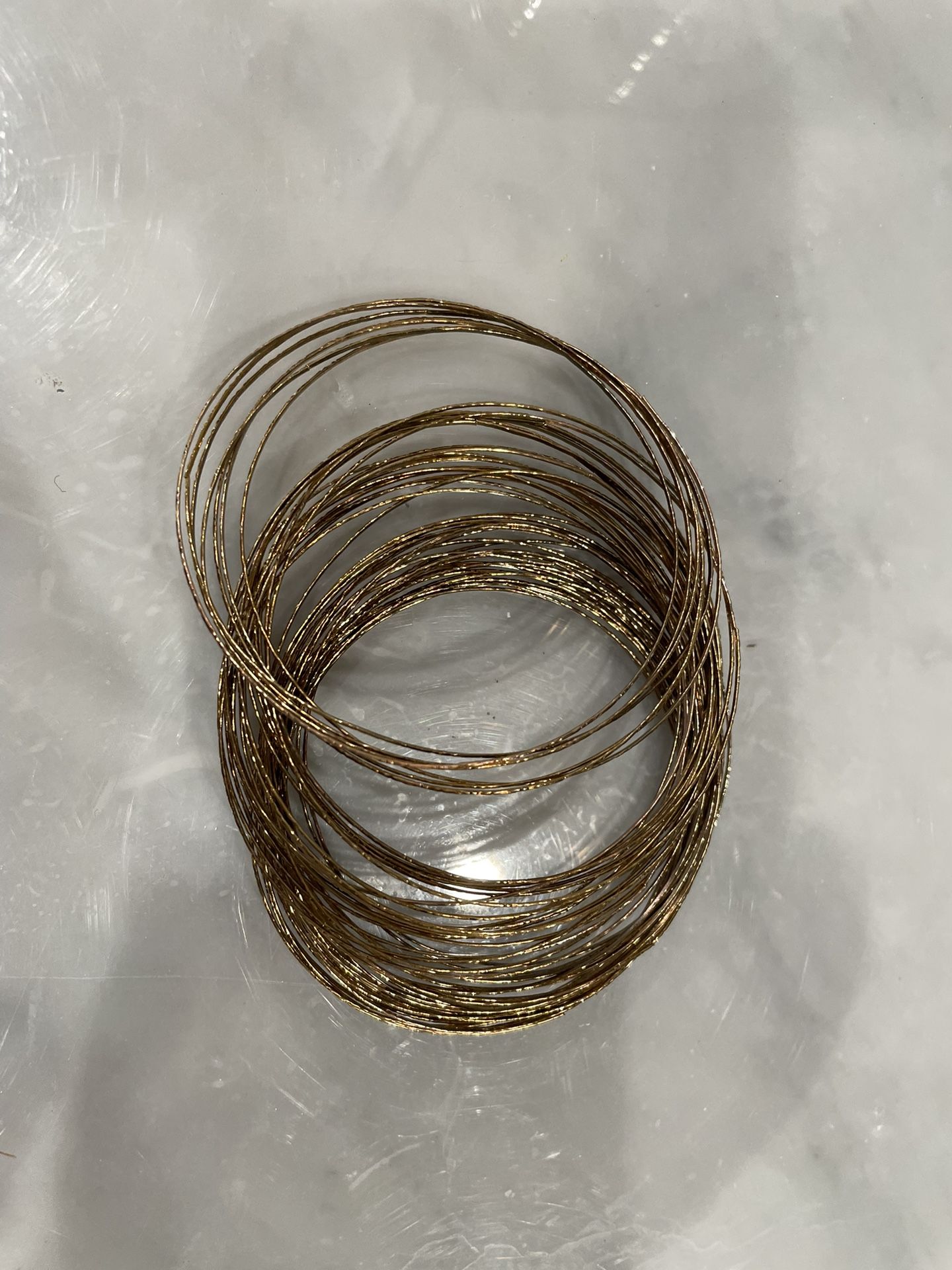 Gold Bangle Bracelets Approx 50 Pcs Jewelry Costume Dress Party Easter Basket Gift