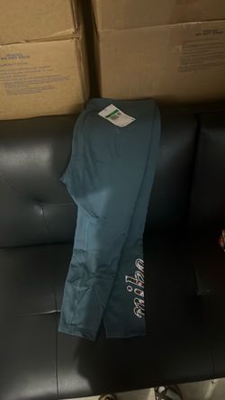 Teal Nike floral Leggings with Tags size XL