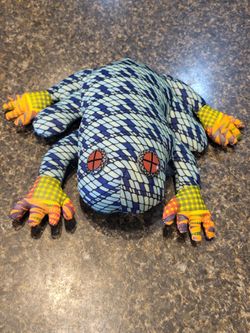 Book of Mormon stuffed blue plush frog