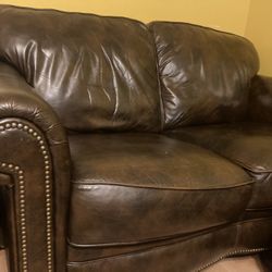 Leather Couch 