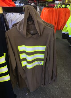Hi viz long sleeve with hood