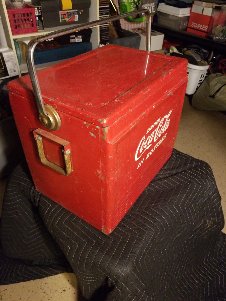 Vintage 1950's-60's Original Coca-Cola Ice-Chest Cooler