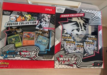 White Flare Binder & Unova Poster Collection (Sam's Club)