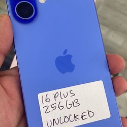 16 Plus Unlocked. Cash Or $50 Down W Approval 
