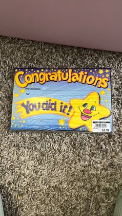 Congratulations Award Certificates