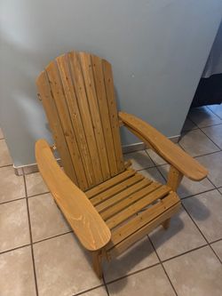Wooden Adirondack Chair Set of 2