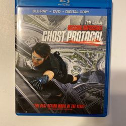 Mission Impossible Ghost Protocol Blu Ray DVD 