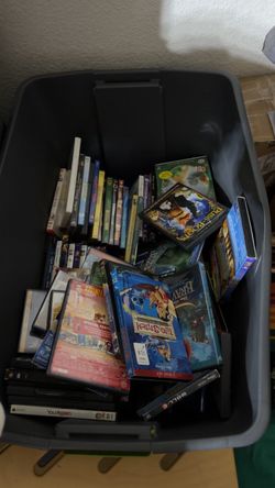 Box full of dvds