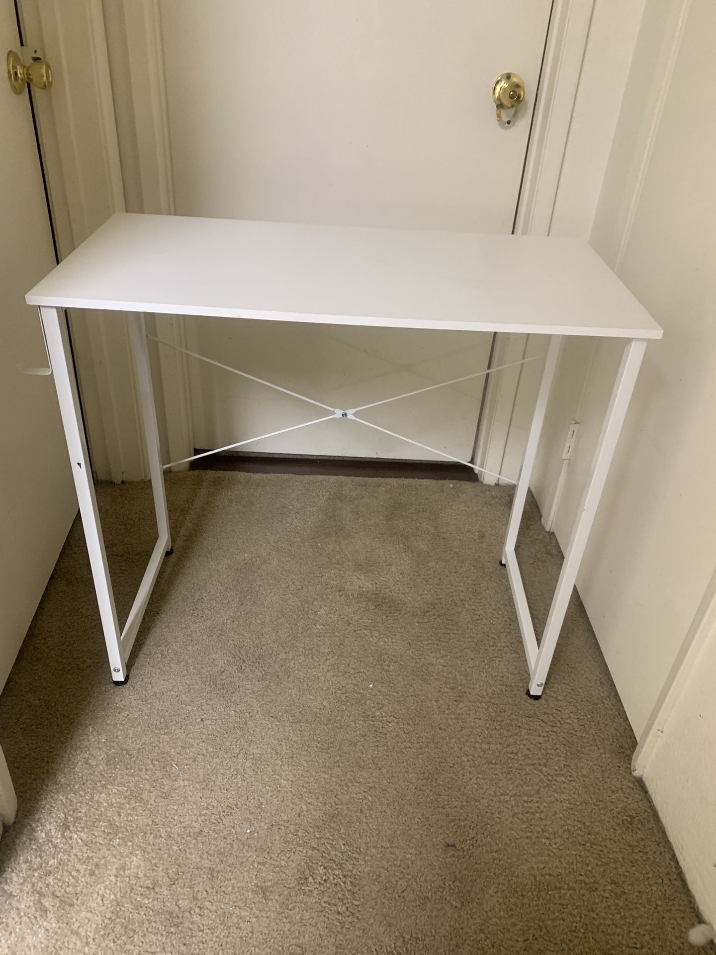 small white desk
