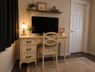 Vanity and chair
