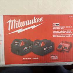 Milwaukee M18 5.0 Battery Pack Kit New 
