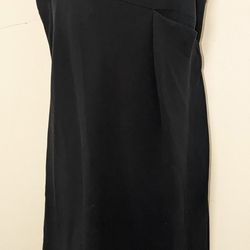 Giorgio Armani women's black spaghetti strap dress made in Italy