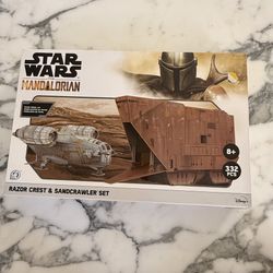 NEW Star Wars Mandalorian 3D Puzzle Twin Pack – Razor Crest and Sand-crawler