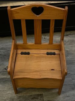 Cute Toddler Solid Wood Chair