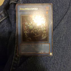 Yugioh Card Relinquished 1996 Sd-001