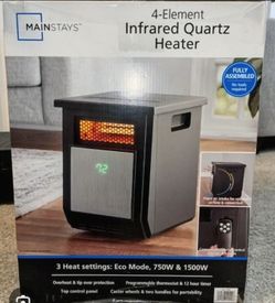 Mainstays 4-Element Infrared Quartz Heater