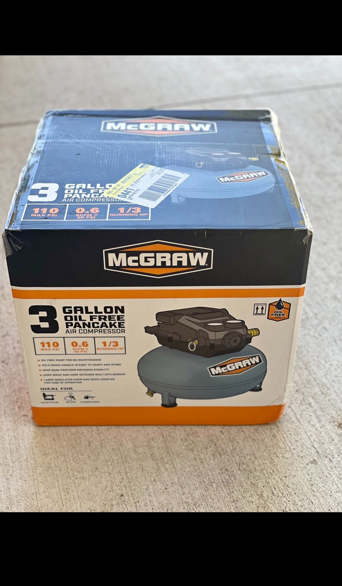3 gallon air compressor