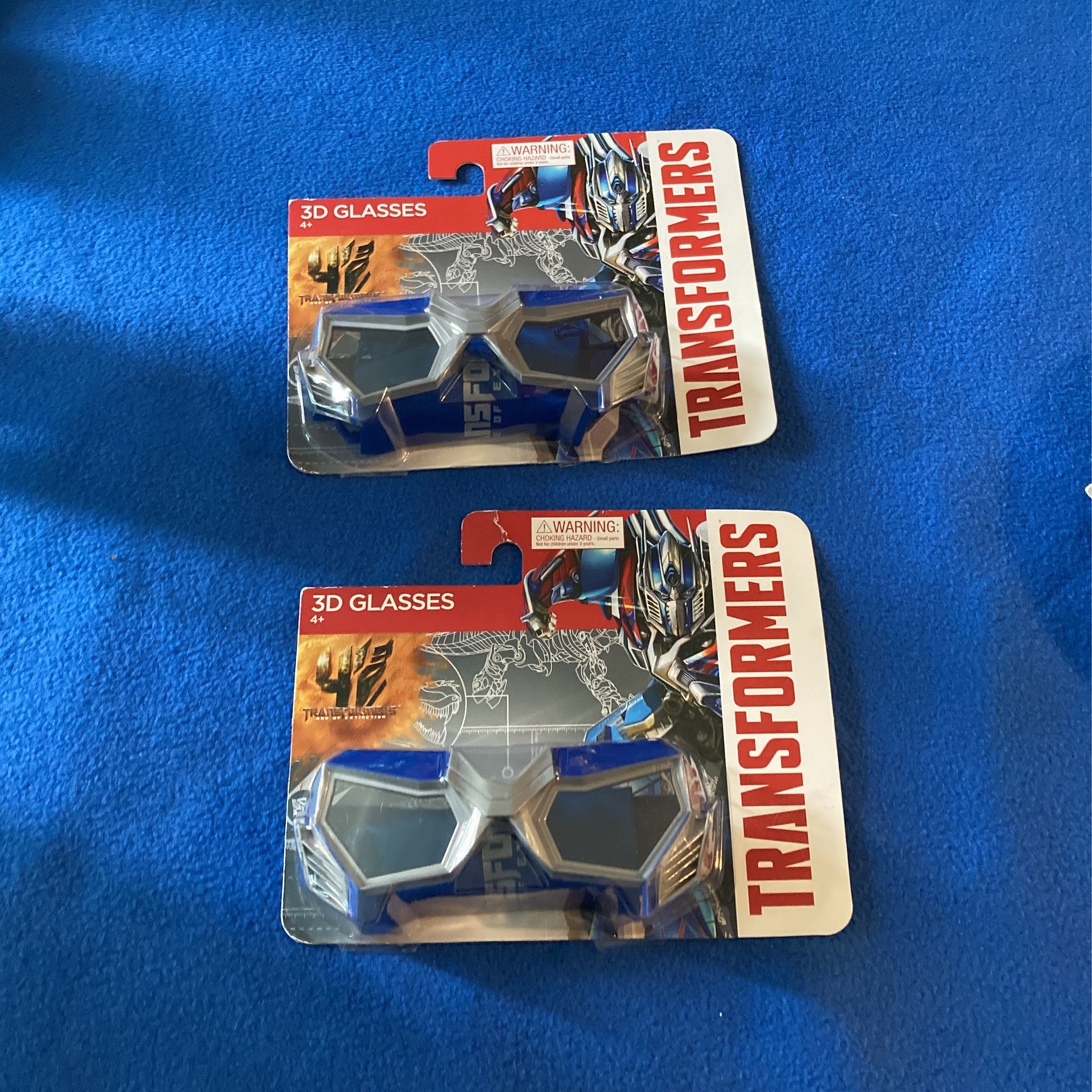 TRANSFORMERS Optimus Prime Rare 3D Glasses