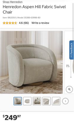 Henredon Aspen Hill Fabric Swivel Chair