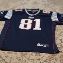 Randy Moss New England Patriots Reebok Home Authentic Stitched Jersey Size 52