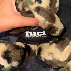 FUCT Camo Teddie Plush Bear 