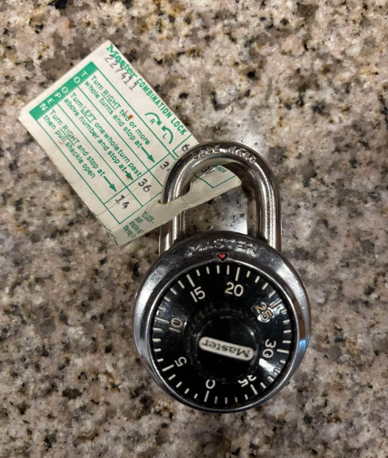 Lock locks locker with keys and Master dial keyless with code. total - 2pieces