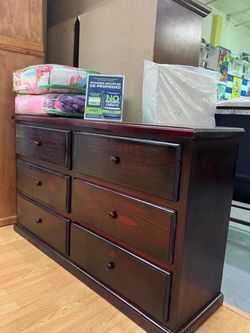 6 Drawers Pinewood