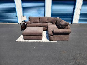 Down Feathered Sectional Sofa Like New FREE DELIVERY