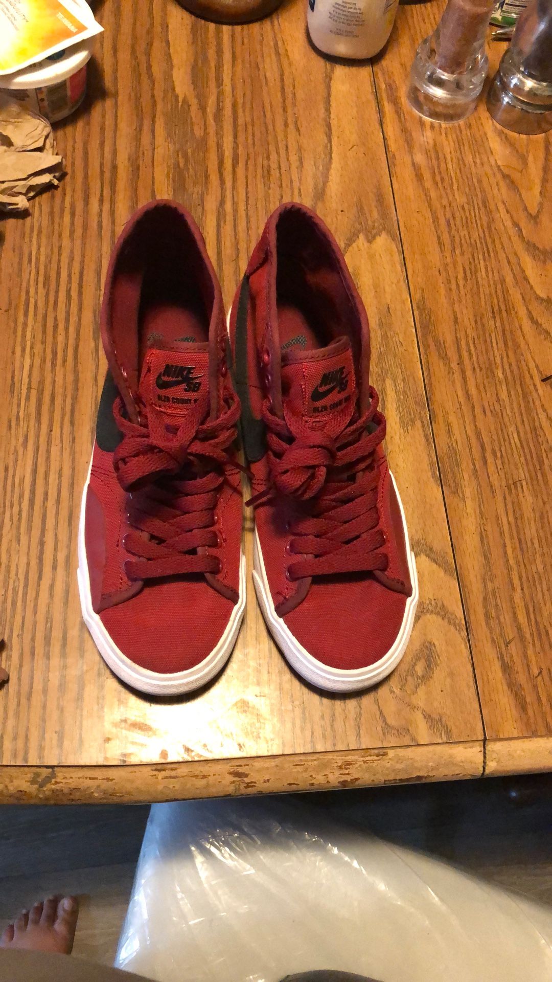 Kids Red Nike Shoes