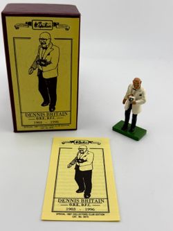 W Britain 3075 Dennis Britain Collectors Club Exclusive Metal Figure MIB 1997