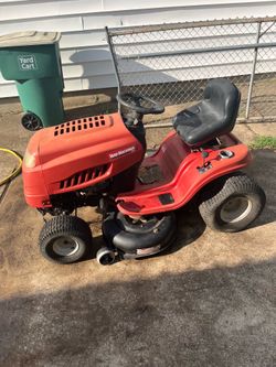 Yard machine riding mower needs work