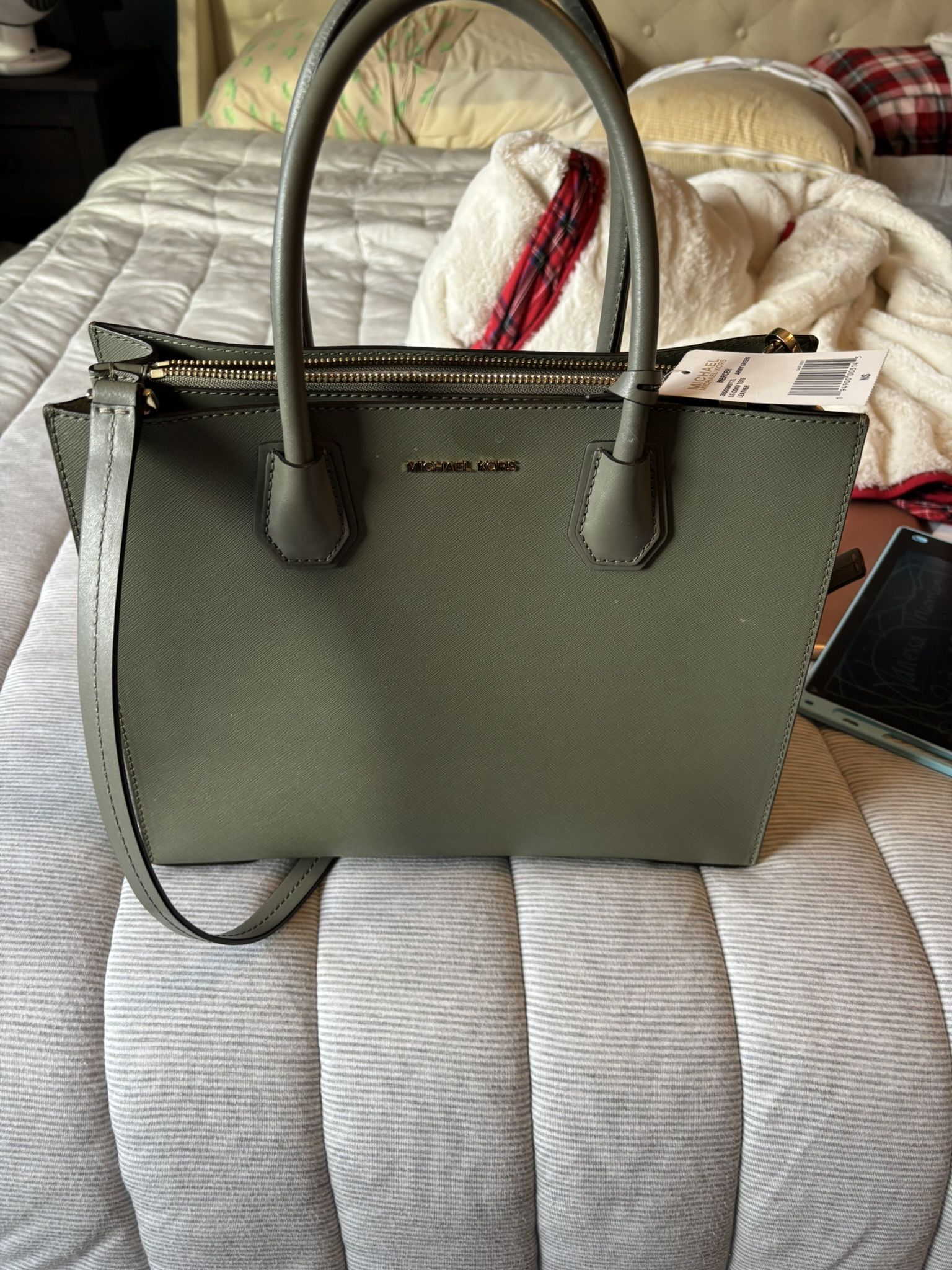 Michael koros Mercer Large Saffiano Leather Tote Bag