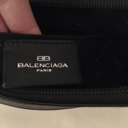 Vintage Handbag White And Black 