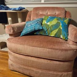 Vintage Pink Vanity Chair 