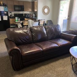Leather Couch 