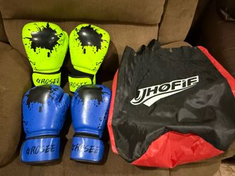 Grosee Boxing Gloves Two Pairs with Bag