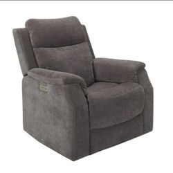 Raymour and Flanigan Bromway Power Layflat Recliner w/Power Headrest