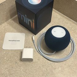 Blue HomePod Mini