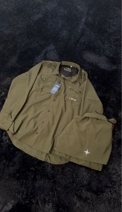 🟢 MAJA Long Sleeve Sportswear Shirt – Green